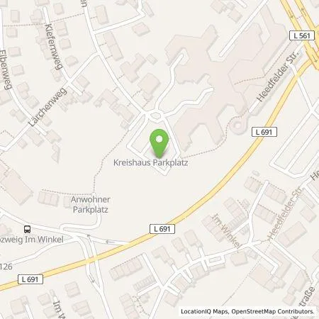 Standortübersicht der Tankstelle Märkischer Kreis - Der Landrat in 58509 Lüdenscheid