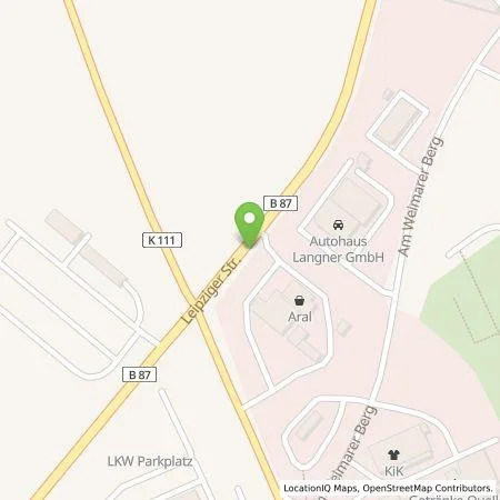 Standortübersicht der Tankstelle BP Europa SE in 99510 Apolda