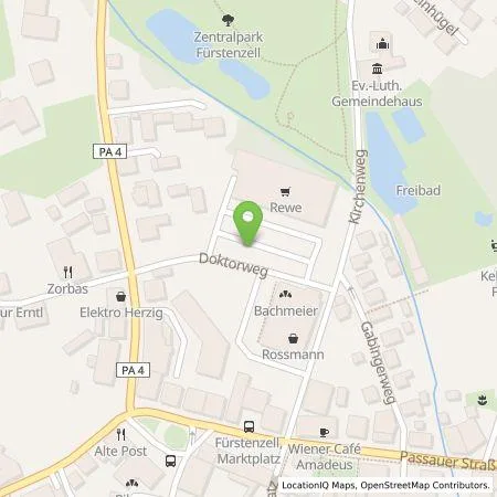 Standortübersicht der Tankstelle BP Europa SE in 94081 Fürstenzell