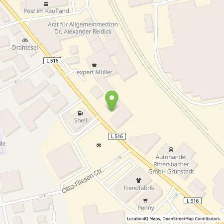 Standortübersicht der Tankstelle BP Europa SE in 67269 Grünstadt