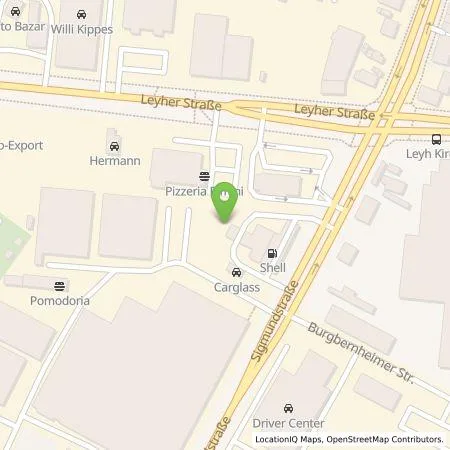 Standortübersicht der Tankstelle Shell Deutschland GmbH in 90431 Nürnberg