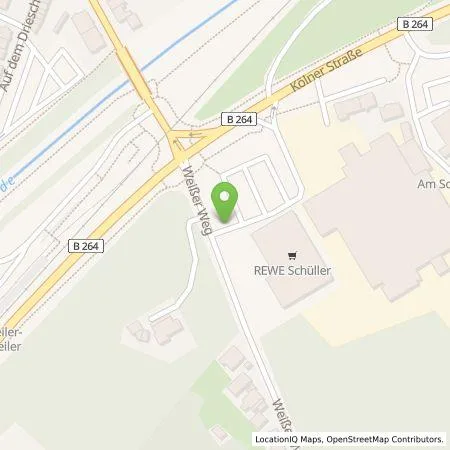 Standortübersicht der Tankstelle BP Europa SE in 52249 Eschweiler