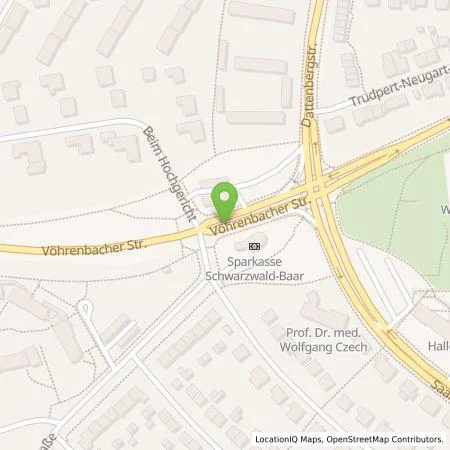 Standortübersicht der Tankstelle BP Europa SE in 78050 V.S. (Villingen)