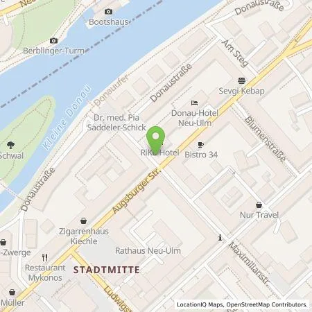 Standortübersicht der Tankstelle SWU Energie GmbH in 89231 Neu-Ulm