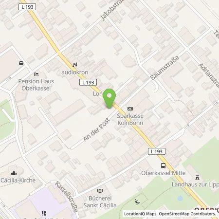 Standortübersicht der Tankstelle Energie- und Wasserversorgung Bonn/Rhein-Sieg GmbH in 53227 Bonn