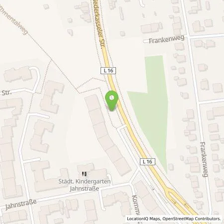 Standortübersicht der Tankstelle Energie- und Wasserversorgung Bonn/Rhein-Sieg GmbH in 53225 Bonn