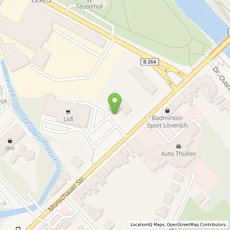 Standortübersicht der Tankstelle Lidl Dienstleistung GmbH & Co. KG in 52355 Düren