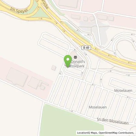 Standortübersicht der Tankstelle EWE Go GmbH in 54294 Trier