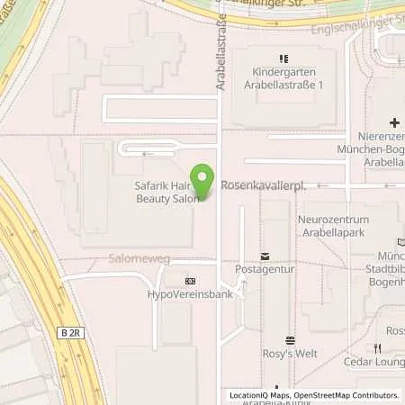 Standortübersicht der Tankstelle BayWa AG in 81925 München