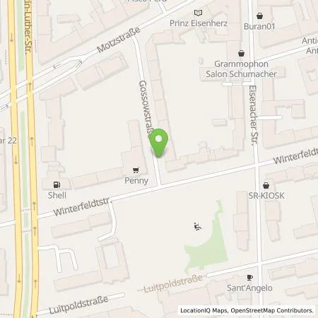 Standortübersicht der Tankstelle eze.network GmbH in 10777 Berlin