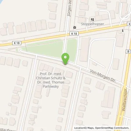 Standortübersicht der Tankstelle Stadtwerke Lübeck Energie GmbH in 23566 Lübeck