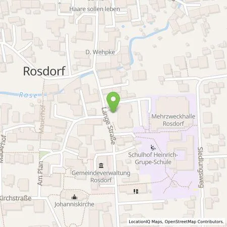 Standortübersicht der Tankstelle EW Eichsfeldgas GmbH in 37124 Rosdorf