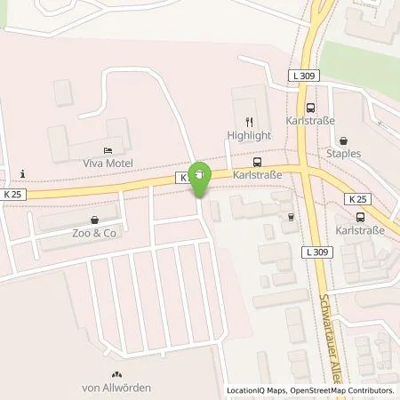 Standortübersicht der Tankstelle EnBW mobility+ AG und Co.KG in 23554 Lübeck