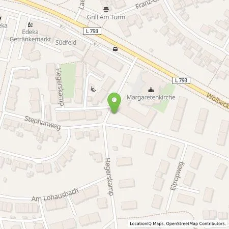 Standortübersicht der Tankstelle Reload-Solution GmbH in 48155 Münster