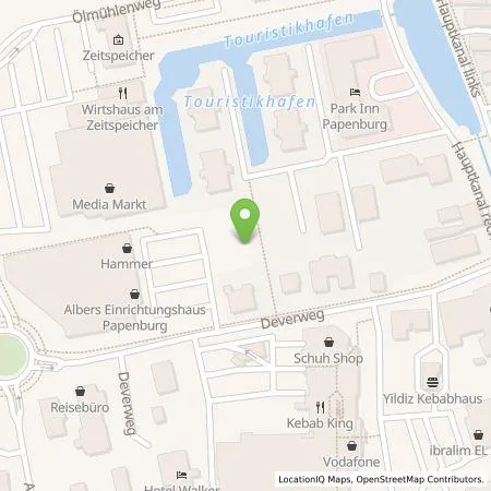Standortübersicht der Tankstelle E.ON Drive Infrastructure GmbH in 26871 Papenburg