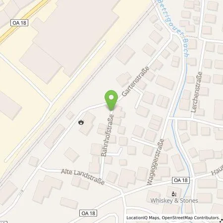 Standortübersicht der Tankstelle MSA Immobilien in 87488 Betzigau