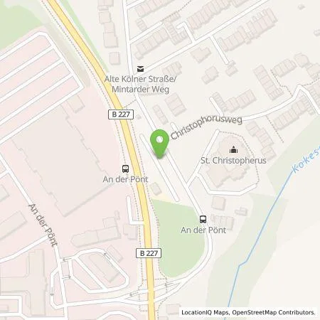 Standortübersicht der Tankstelle Energieservice-Ratingen GmbH in 40885 Ratingen