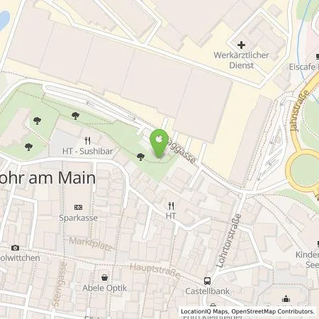 Standortübersicht der Tankstelle NEG Neue Energien Mainfranken GmbH in 97816 Lohr am Main