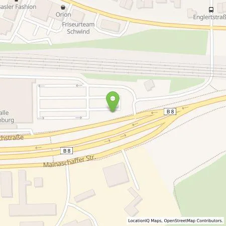 Standortübersicht der Tankstelle EnBW mobility+ AG und Co.KG in 63741 Aschaffenburg