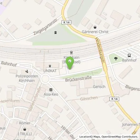 Standortübersicht der Tankstelle EAM Natur Energie GmbH in 35274 Kirchhain