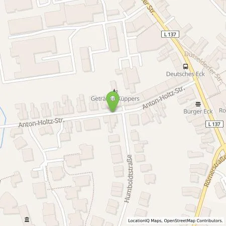 Standortübersicht der Tankstelle Falco Peters in 40667 Meerbusch