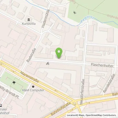 Standortübersicht der Tankstelle N-ERGIE Aktiengesellschaft in 90402 Nürnberg