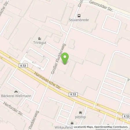 Standortübersicht der Tankstelle Heifo Immobilien GmbH&Co.KG in 49084 Osnabrück