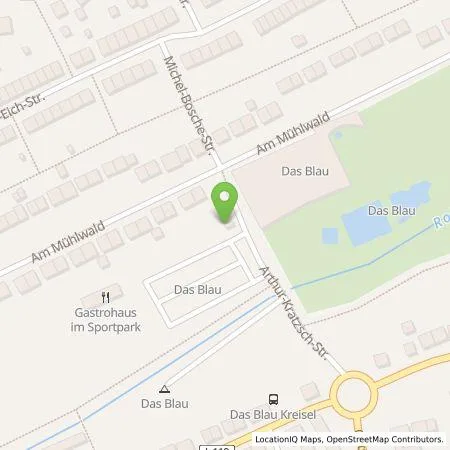 Standortübersicht der Tankstelle Biosphären Stadtwerke GmbH & Co. KG in 66386 St. Ingbert