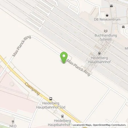 Standortübersicht der Tankstelle Wattif Europe GmbH in 69115 Heidelberg