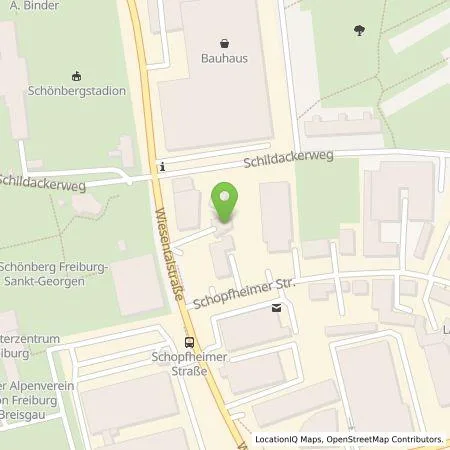 Standortübersicht der Tankstelle GP-Tec Gebäudetechnik GmbH in 79115 Freiburg im Breisgau