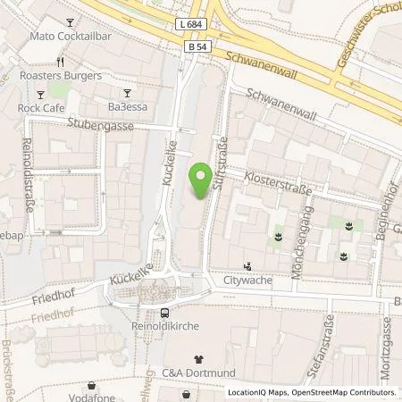 Standortübersicht der Tankstelle E.ON Drive GmbH in 44135 Dortmund