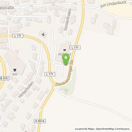 Standortübersicht der Tankstelle ALDI SÜD Immobilienverwaltungs-GmbH & Co. oHG in 79848 Bonndorf im Schwarzwald