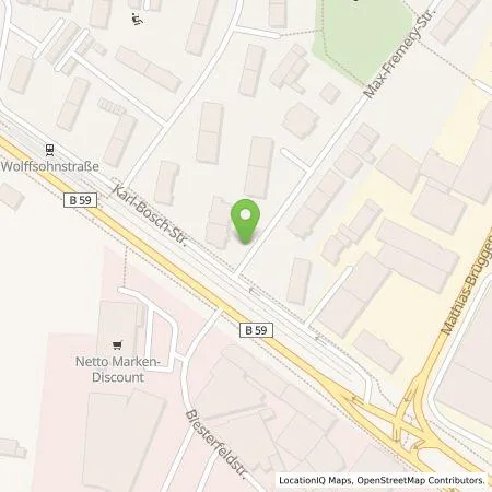 Standortübersicht der Tankstelle TankE GmbH in 50827 Köln