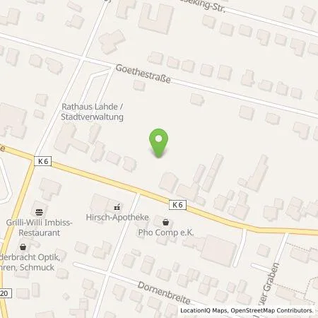 Standortübersicht der Tankstelle TotalEnergies Charging Solutions Deutschland GmbH in 32469 Petershagen