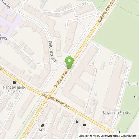 Standortübersicht der Tankstelle TankE GmbH in 50827 Köln