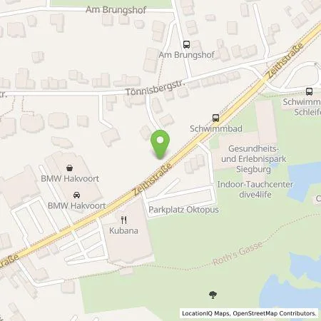 Standortübersicht der Tankstelle rhenag Rheinische Energie Aktiengesellschaft in 53721 Siegburg