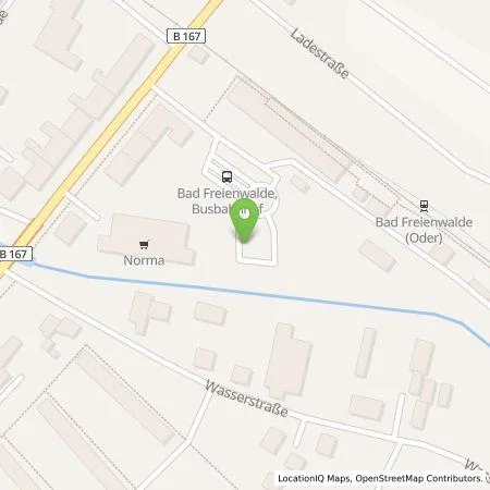 Standortübersicht der Tankstelle TotalEnergies Charging Solutions Deutschland GmbH in 16259 Bad Freienwalde (Oder)