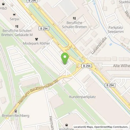 Standortübersicht der Tankstelle Pfalzwerke AG in 75015 Bretten