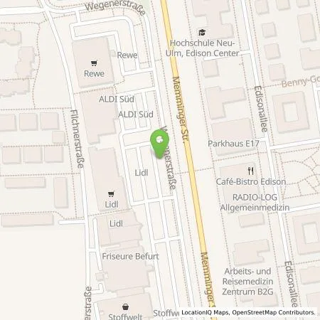 Standortübersicht der Tankstelle Tesla Germany GmbH in 89231 Neu-Ulm