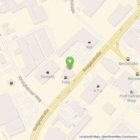 Standortübersicht der Tankstelle Circle K Deutschland GmbH in 63457 Hanau