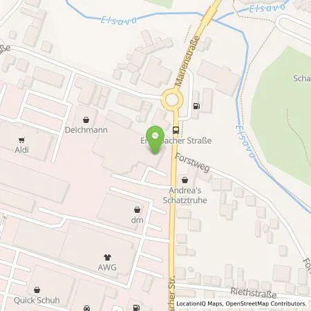 Standortübersicht der Tankstelle Sparkasse Aschaffenburg Miltenberg AdöR in 63820 Elsenfeld