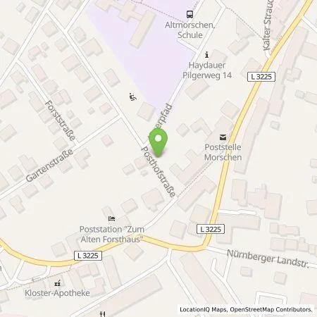 Standortübersicht der Tankstelle EAM Natur Energie GmbH in 34326 Morschen