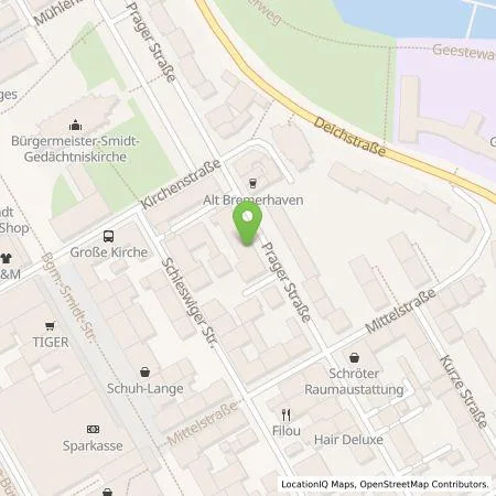 Standortübersicht der Tankstelle Pluq Assets BV in 27568 Bremerhaven