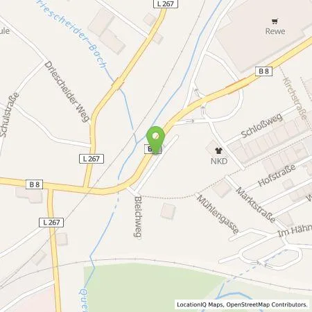 Standortübersicht der Tankstelle Mann Naturenergie GmbH & Co. KG in 57610 Altenkirchen