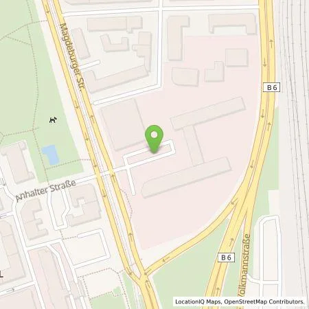 Standortübersicht der Tankstelle envia Mitteldeutsche Energie AG in 06112 Halle