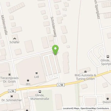 Standortübersicht der Tankstelle Pfalzwerke AG in 21509 Glinde