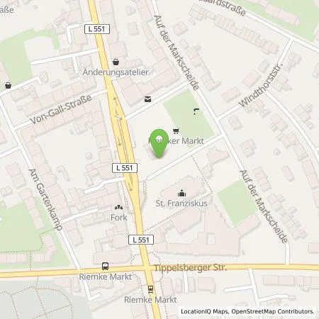 Standortübersicht der Tankstelle Stadtwerke Bochum GmbH in 44807 Bochum