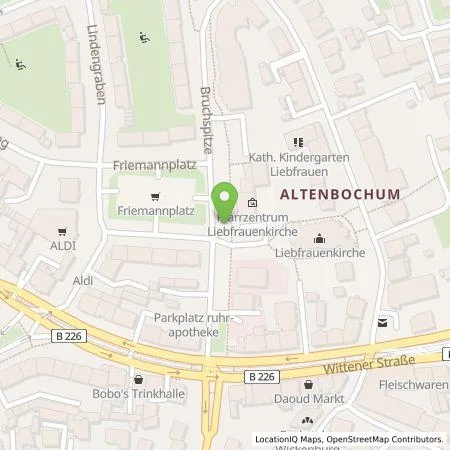 Standortübersicht der Tankstelle Stadtwerke Bochum GmbH in 44803 Bochum