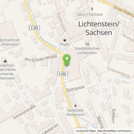 Standortübersicht der Tankstelle envia Mitteldeutsche Energie AG in 09350 Lichtenstein /Sa.