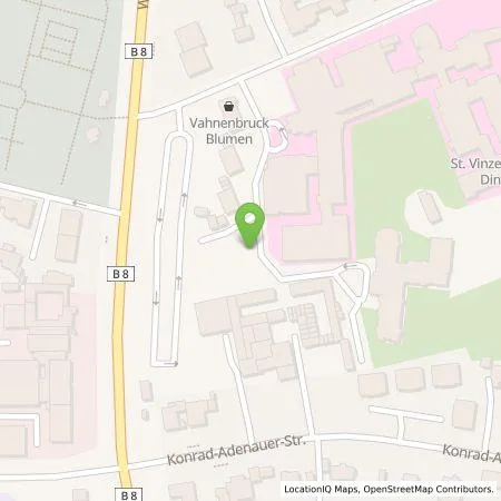 Standortübersicht der Tankstelle EWE Go HOCHTIEF Ladepartner GmbH & Co. KG in 46535 Dinslaken